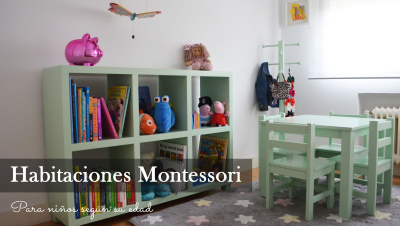Estantería baja Montessori  Estantería libros Montessori